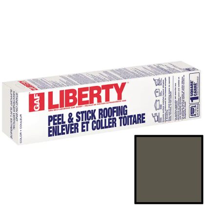 GAF Liberty SBS Self-Adhering Cap Sheet Weathered Wood 100 sq ft
