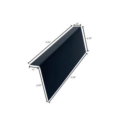 RAINDROP EC55 End Cap Interchangable Right/Left Black 1pc