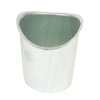 Berger Half Round B-Style Outlet Galvanized 3"