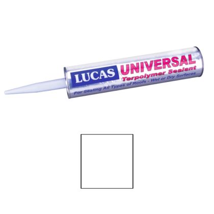 Lucas 6600 Universal Caulk Sealant 10oz White