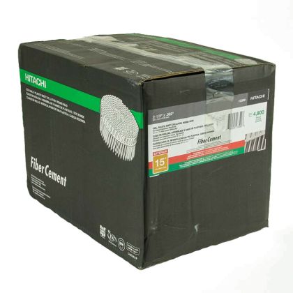 Hitachi Plastic Collated Coil Nails Fiber Cement 2 1/2" Case
