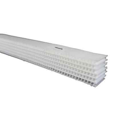 Cor-A-Vent PS-400SSWHT Stainless Staple Soffit Strip Vent 3/4"x1"x4' 48ct White Coravent