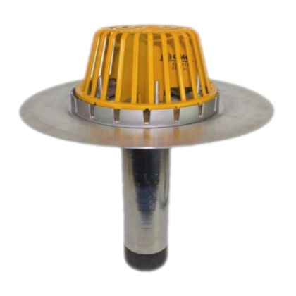 OMG HDTPO6V Hercules-Plus TPO Coated Aluminum RetroDrain Vortex Breaker 6"