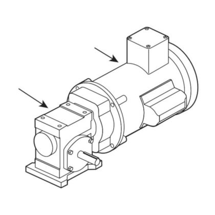 OMG OBPC3-MOTORGBOX OlyBond PaceCart3 Motor and Gearbox Combo