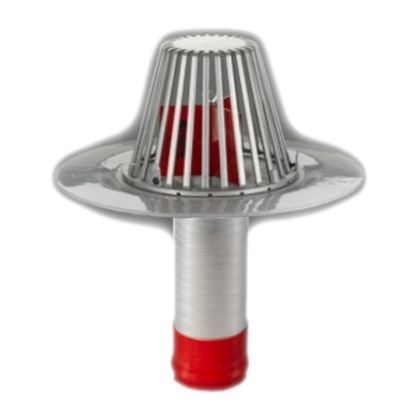 OMG SPTPVC5A SpeedTite PVC Coated Aluminum Drain 5"