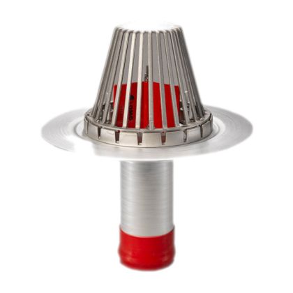OMG SPTTPO5A SpeedTite TPO Coated Aluminum Drain 5"