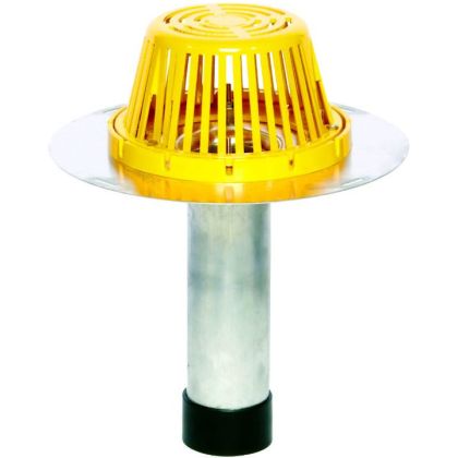 Portals Plus 68005 Reroof Drain Premier Seal Aluminum Dome 5"