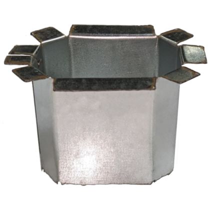 Lakefront Sheet Metal Extended Flange Drop Outlet 2"x3"
