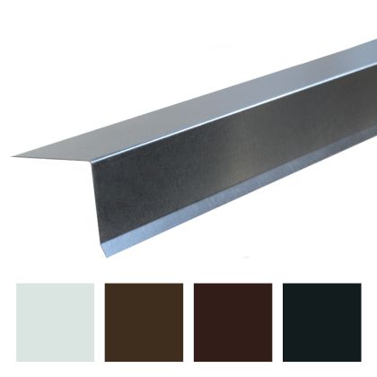 Lakefront Sheet Metal Gutter Apron 3" Face