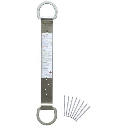 Super Anchor 2815 Retro-Fit Anchor with Dacromet D-rings Butyl Flashing and Fasteners 1ct
