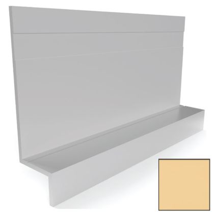 Tamlyn XZH58 XtremeTrim 5/8" Horizontal Z Standard 3/8" Lip, 1-1/2" Back - 10' Dunkin Honey Glaze