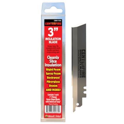 Bullet Tools CenterFire Insulation Blade Single 3"