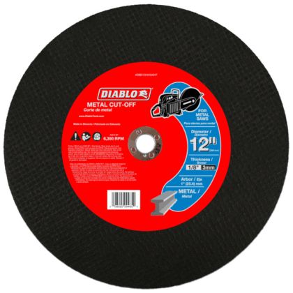Diablo Hi Speed Metal Disc 12"x1/8"x1"