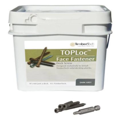 TimberTech TLOC1750DG TOPLoc Screws For PRO and EDGE 2.5" Dark Gray 500 sq ft