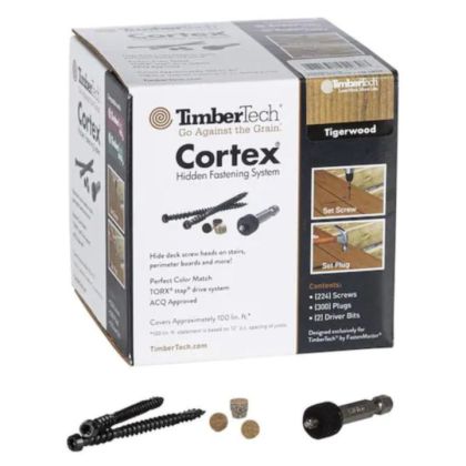 TimberTech CTX100LCTW Cortex Screws For PRO and EDGE Tigerwood 100 linear ft