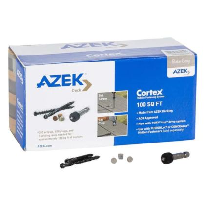 TimberTech CTX100SFSG Cortex Screws For AZEK Slate Gray 100 sq ft