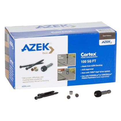 TimberTech CTX100SFDH Cortex Screws For AZEK Dark Hickory 100 sq ft