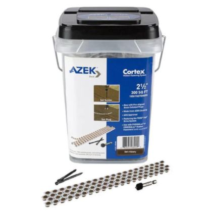 TimberTech CTC300SFDH Cortex Screws Collated Strips For AZEK Dark Hickory 300 sq ft