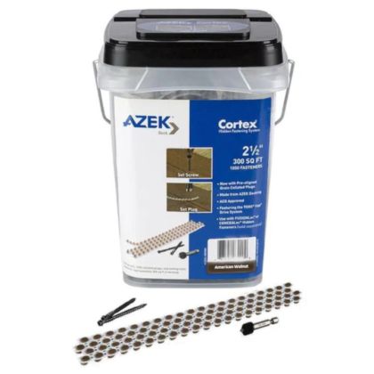 TimberTech CTC300SFAW Cortex Screws Collated Strips For AZEK American Walnut 300 sq ft