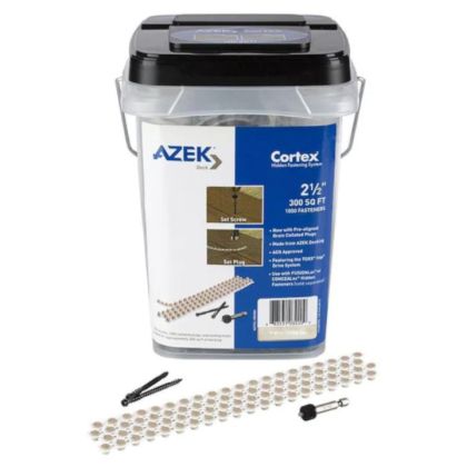 TimberTech CTC300SFFW Cortex Screws Collated Strips For AZEK French White Oak 300 sq ft
