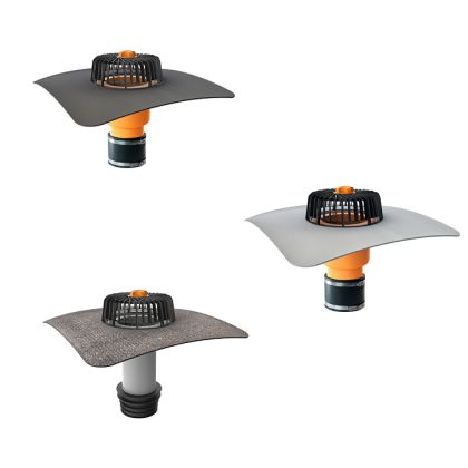 Topwet Roof Drain Vertical 4"