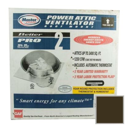 GAF Power Vent Brown
