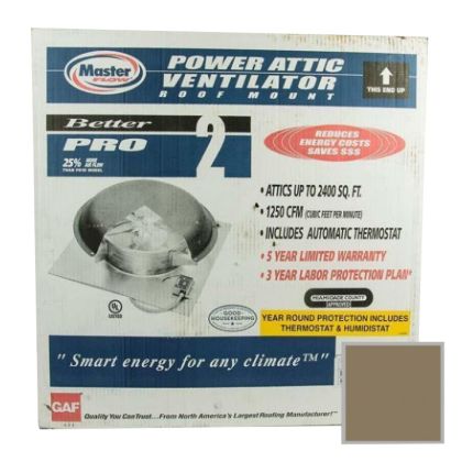 GAF Power Vent Weathered Wood