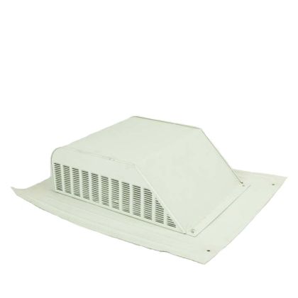 GAF Master Flow Roof Louver Aluminum Slant Back White