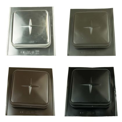GAF Master Flow Square-Top Roof Louvers with Round Throat