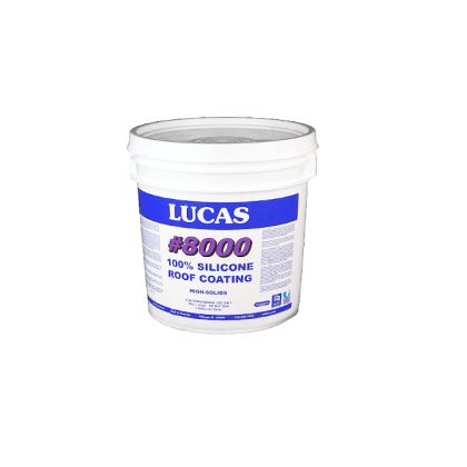 Lucas 8000 100 Percent Silicone Roof Coating White 1 Gallon